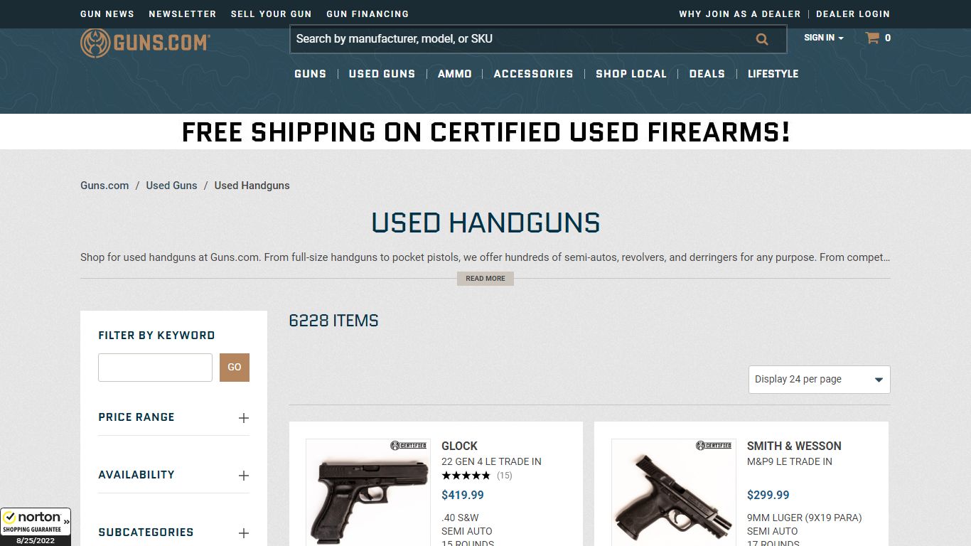 Used Handguns For Sale :: Guns.com