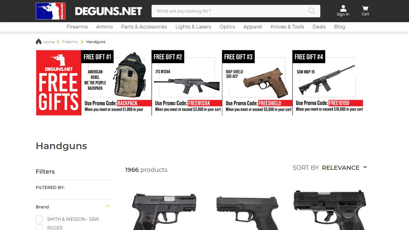 Handguns for Sale. New and Used Handguns, Pistols, Revolvers, 9mm, guns ...